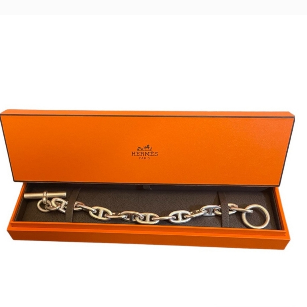 💕❌️SOLD❌️HP💕Hermès Chaine D'Ancre Bracelet💕 - Picture 4 of 7